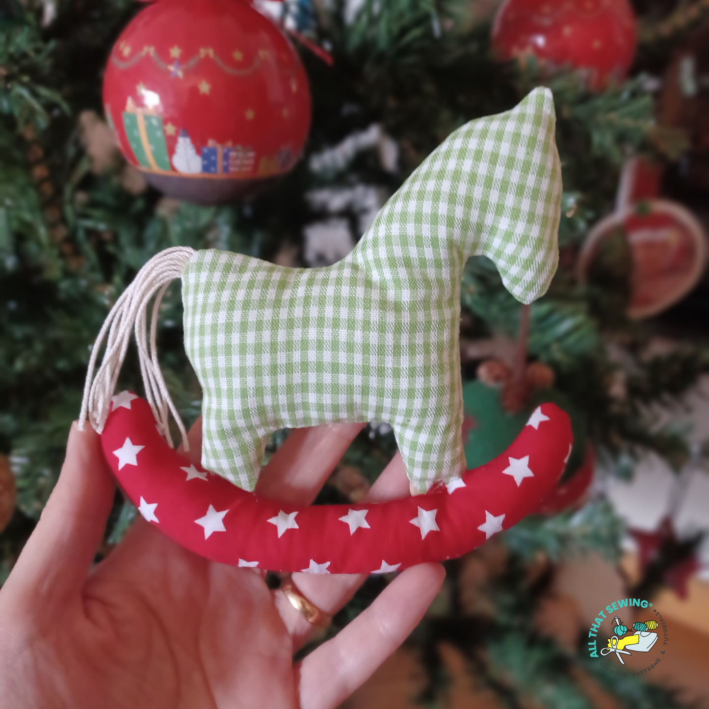 Reindeer, Candy Candy Cane and Rocking Horse
