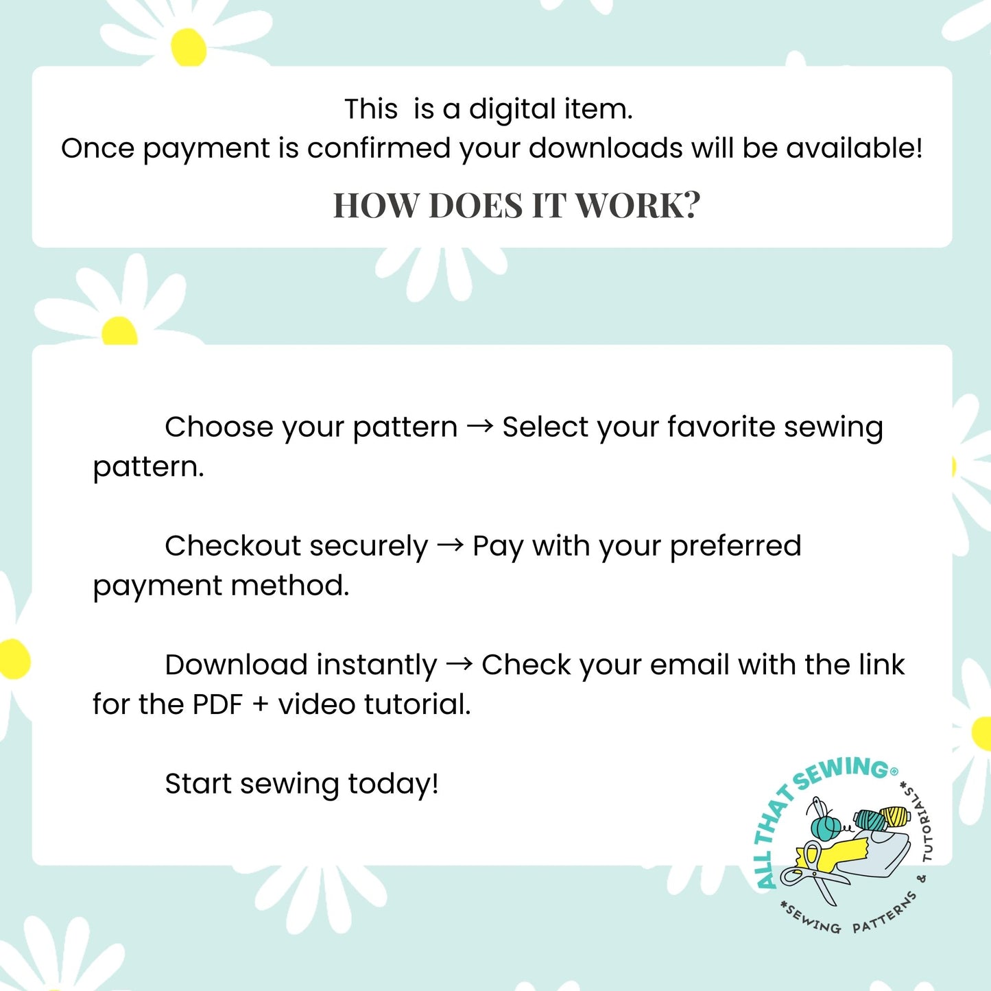 instant download of pdf patterns process