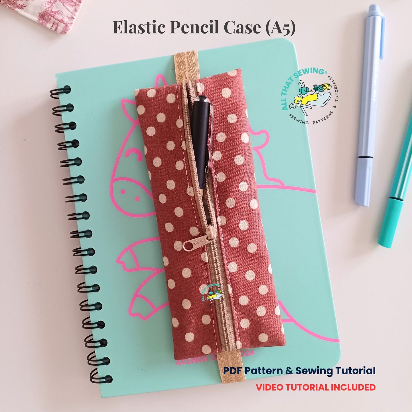 Elastic Pencil Case