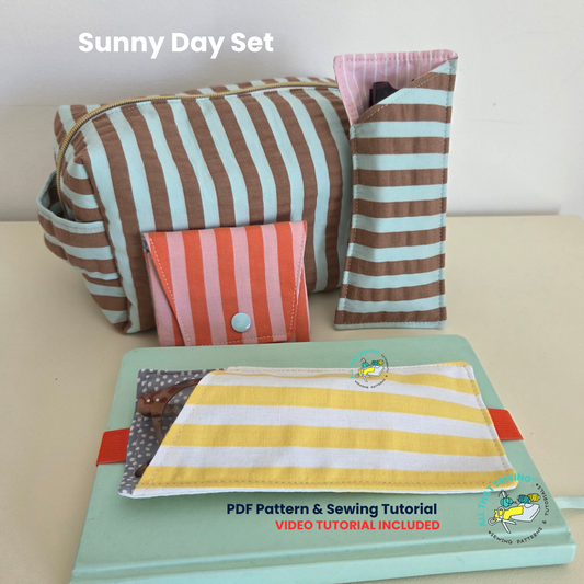 Sunny Day Set - 3 Sewing Patterns for Summer