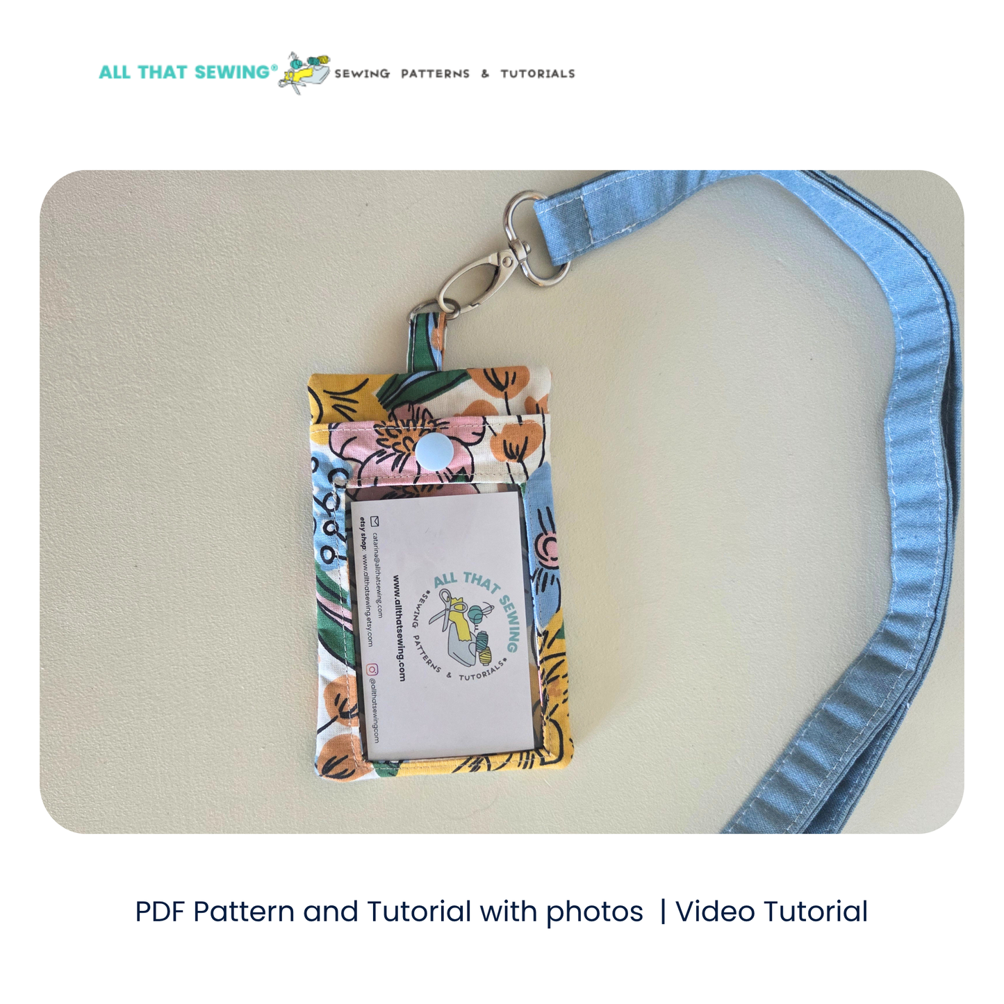 Double Badge Holder with Lanyard