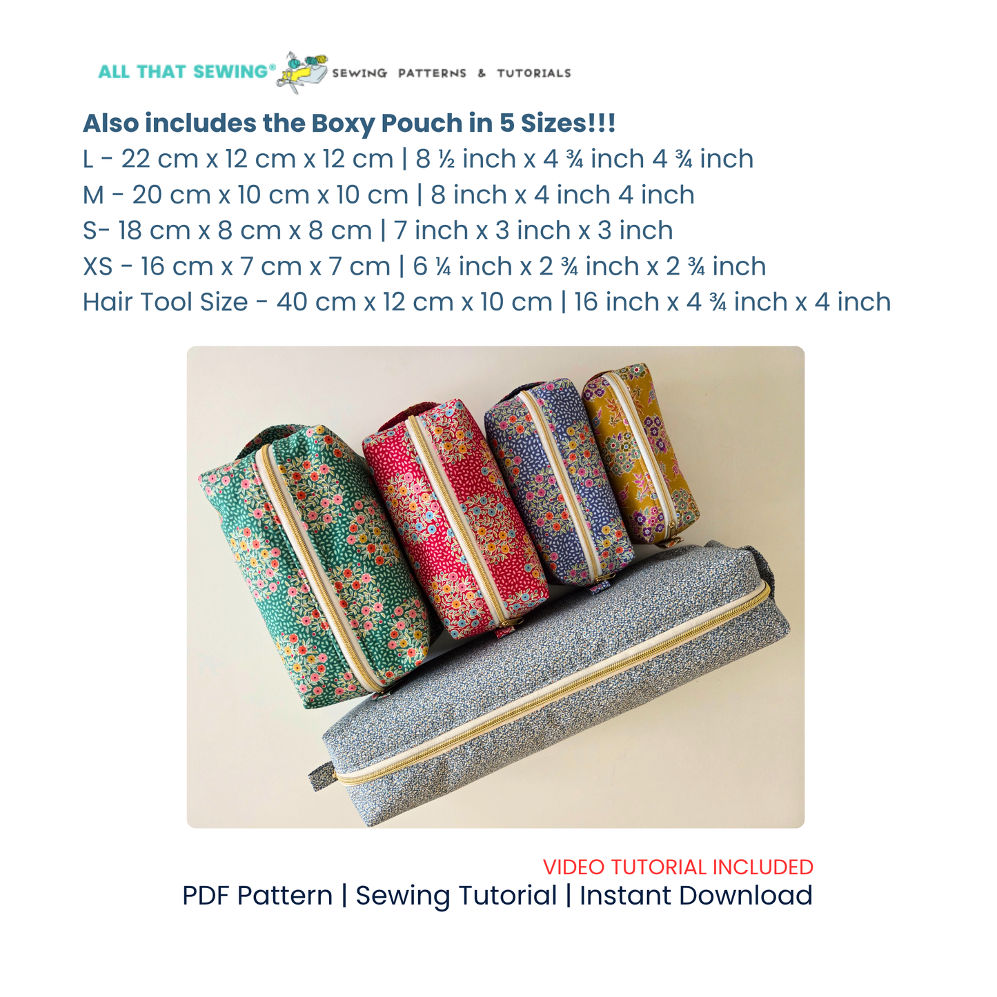 Sunny Day Set - 3 Sewing Patterns for Summer