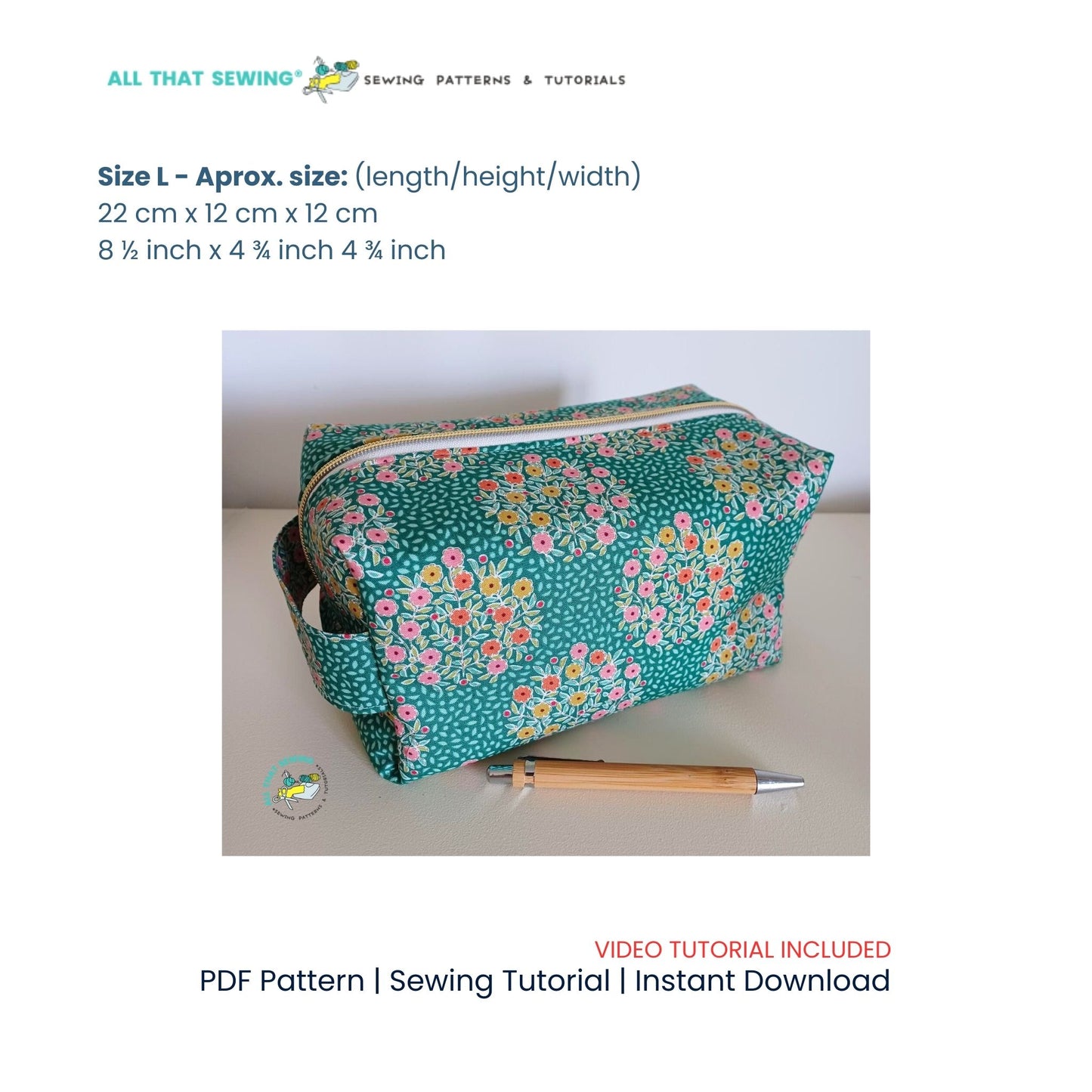Boxy Pouch - 4 Sizes