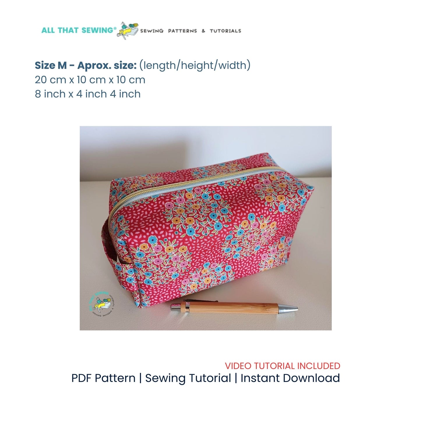 Boxy Pouch - 4 Sizes