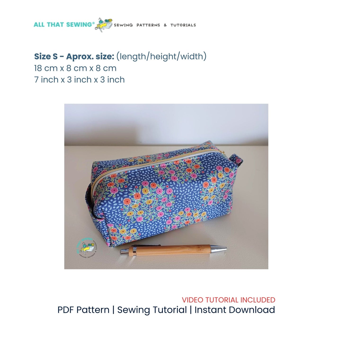 Boxy Pouch - 4 Sizes