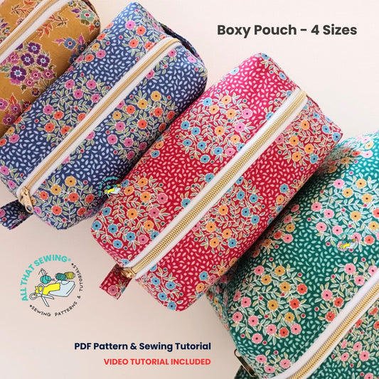 Boxy Pouch - 4 Sizes